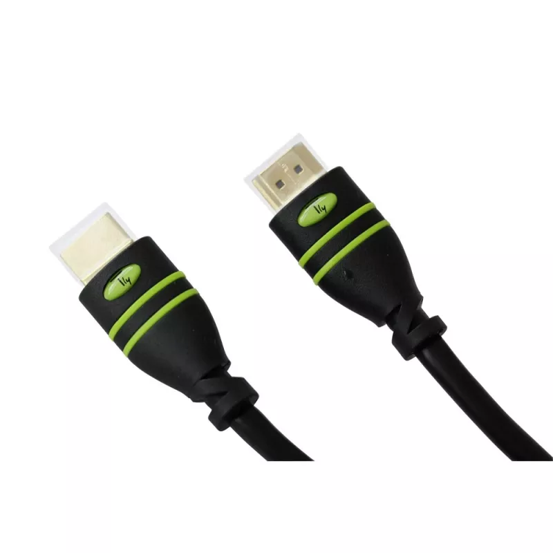 Techly 1 m HDMI laidas High Speed su Ethernet A/A M/M juodas ICOC HDMI-4-010