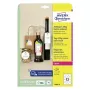 Ne lipni etiketė Avery T2004-10 120 vnt. Balta Apvali 6 cm