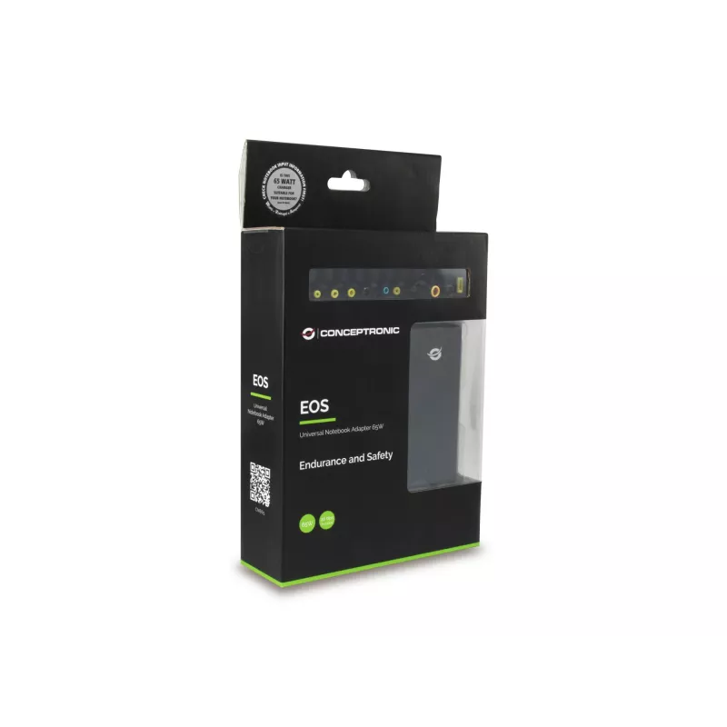 Conceptronic Universal Notebook Adapter 65W universalus nešiojamojo kompiuterio maitinimo adapteris