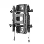 Chief Small tilt sieninis laikiklis vienam stulpui, 61 cm (24 coliai), 81,3 cm (32 coliai), 75 x 75 mm, 300 x 300 mm, -12 - 2°, Juoda