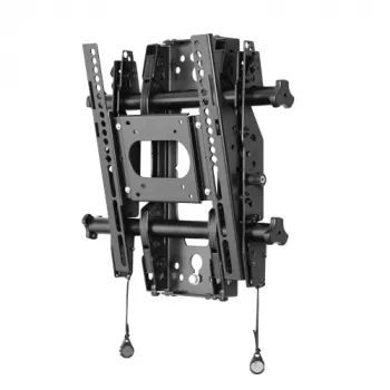 Chief Small tilt sieninis laikiklis vienam stulpui, 61 cm (24 coliai), 81,3 cm (32 coliai), 75 x 75 mm, 300 x 300 mm, -12 - 2°, Juoda