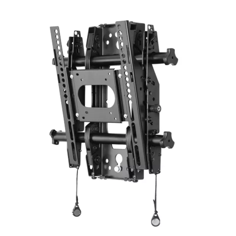 Chief Small tilt sieninis laikiklis vienam stulpui, 61 cm (24 coliai), 81,3 cm (32 coliai), 75 x 75 mm, 300 x 300 mm, -12 - 2°, Juoda