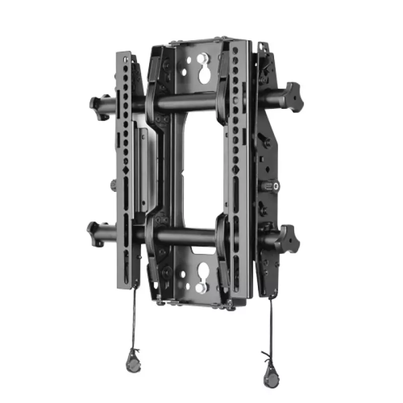 Chief Small tilt sieninis laikiklis vienam stulpui, 61 cm (24 coliai), 81,3 cm (32 coliai), 75 x 75 mm, 300 x 300 mm, -12 - 2°, Juoda