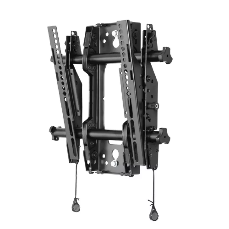 Chief Small tilt sieninis laikiklis vienam stulpui, 61 cm (24 coliai), 81,3 cm (32 coliai), 75 x 75 mm, 300 x 300 mm, -12 - 2°, Juoda