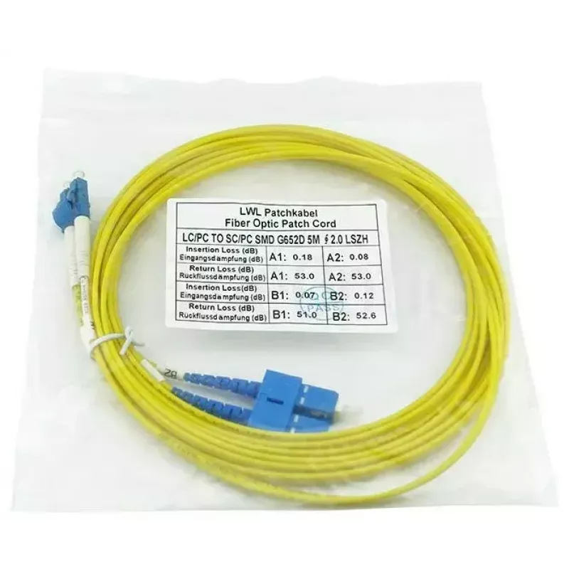 InfiniBand / šviesolaidinis kabelis BlueOptics 047202G512000005M 5 m 2x LC 2x SC LC/APC