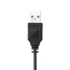 Hama HS-USB300 PC biuro ausinės, laidinės, USB, juodos