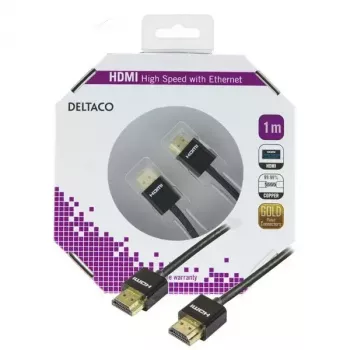 HDMI laidas Deltaco HDMI-1091 1 m