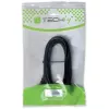 Techly USB 2.0 laidas A kištukas / B kištukas Kampinis 3m ICOC U-AB-30-ANG