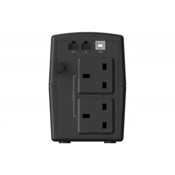 Conceptronic ZEUS02G 850VA 480W nepertraukiamo maitinimo šaltinis (UPS), 2x JK lizdai, HID USB, RJ45 įėjimas/išėjimas, AVR