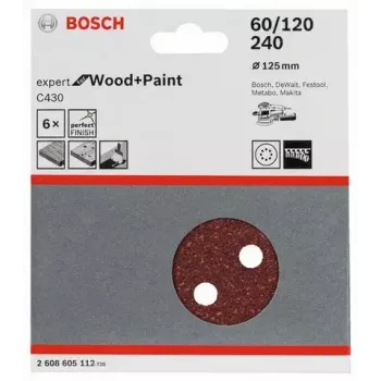 Šlifavimo diskai Bosch 2 608 605 112 6 vnt.