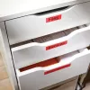 DYMO autentiškos D1 etiketės | 24 mm x 7 m ritinys | juodas spausdinimas ant raudono | lipnios etiketės LabelManager etikečių spausdintuvams