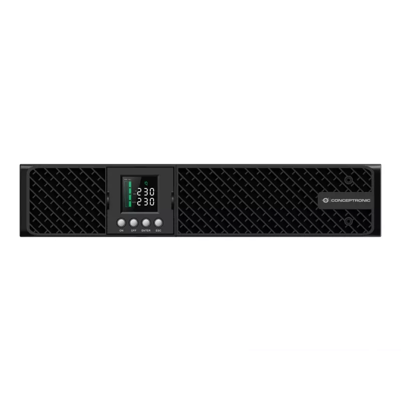 Conceptronic ZEUS51E1K 1000VA 1000W Online UPS, IEC, Dvigubo keitimo (Online), 1 kVA, 1000 W, sinusas, 220 V, 240 V