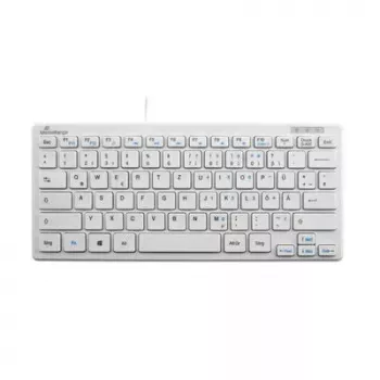 Klaviatūra MediaRange MROS113 Office USB QWERTZ vokiška balta