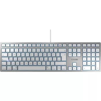 CHERRY KC 6000 SLIM FOR MAC klaviatūra, laidas USB, QWERTY JAV anglų, sidabrinė