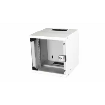 Equip Eco Mount sieninis 10 inch spintos korpusas, 06U, 300x300 mm, RAL7035 pilka