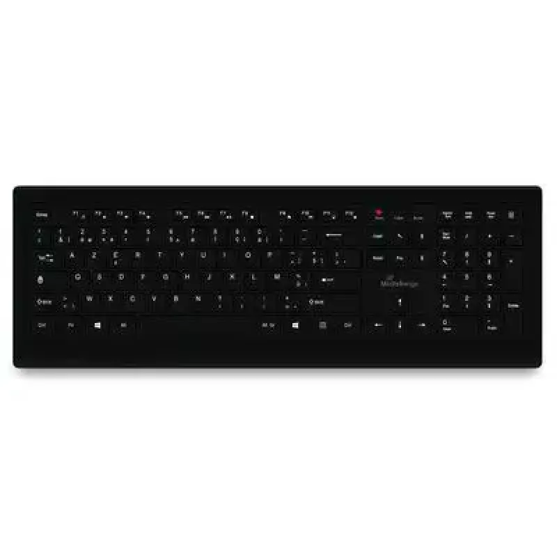 MediaRange MROS101-BE klaviatūra USB AZERTY belgų išdėstymas Juoda Pilno dydžio 107 klavišai