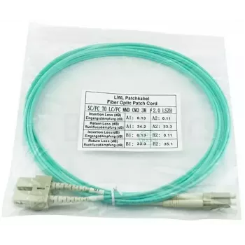 BlueOptics InfiniBand šviesolaidinis kabelis 5 m 2x LC 2x SC LC/APC
