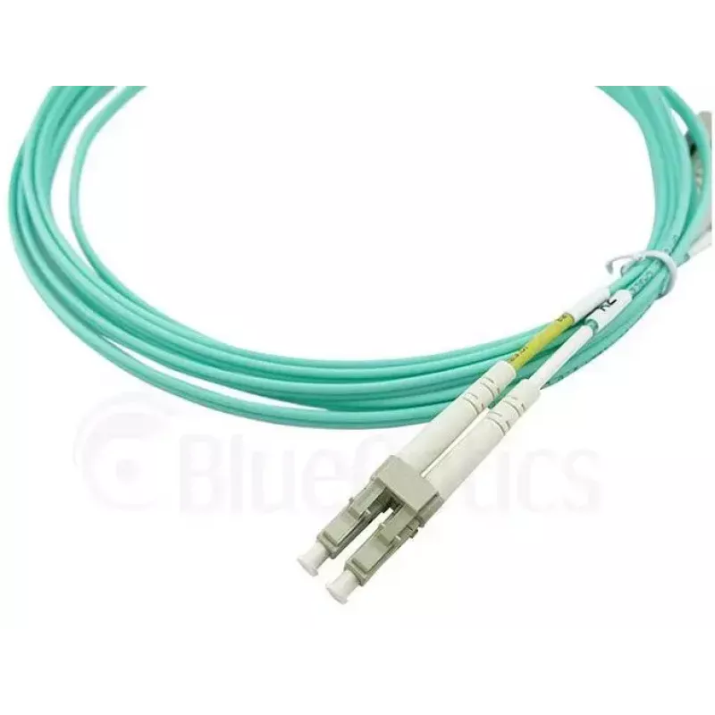 BlueOptics LC–SC daugiamodis OM3 šviesolaidinis komutacinis kabelis, LC-UPC/SC-UPC, 5 m, smėlio spalvos (suderinamas su Corning 055702K512000005M)