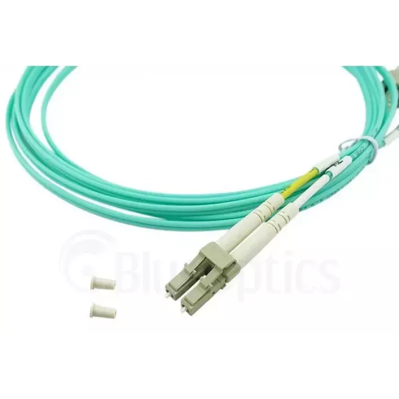 BlueOptics LC–SC daugiamodis OM3 šviesolaidinis komutacinis kabelis, LC-UPC/SC-UPC, 5 m, smėlio spalvos (suderinamas su Corning 055702K512000005M)