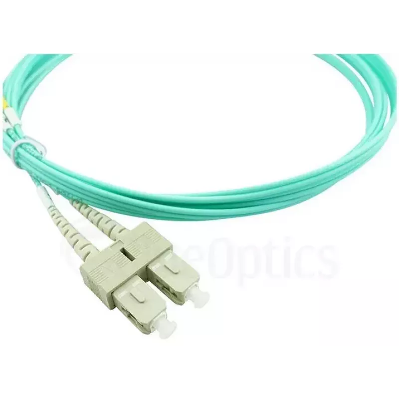 BlueOptics LC–SC daugiamodis OM3 šviesolaidinis komutacinis kabelis, LC-UPC/SC-UPC, 5 m, smėlio spalvos (suderinamas su Corning 055702K512000005M)