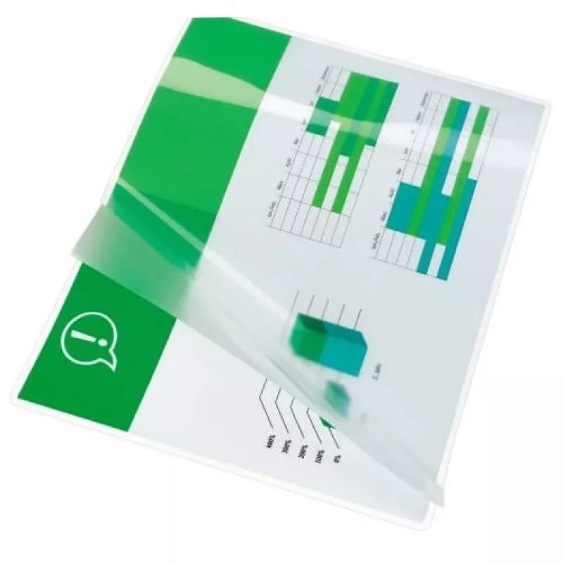 GBC laminavimo maišelis A4 80 mikronų, blizgus, skaidrus, 100 vnt.