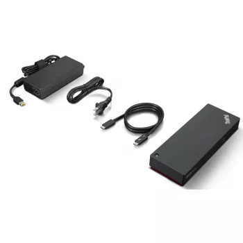 Docking stotelė Lenovo ThinkPad Universal Thunderbolt 4, juoda, laidinė