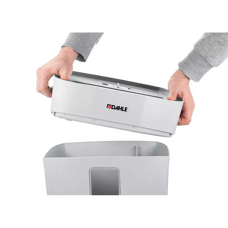 Popieriaus smulkintuvas Dahle PS 140 kryžminis pjovimas 65 dB juodai pilkas