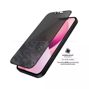 PanzerGlass privatumo ekrano apsauga Apple iPhone 13 Mini nuo krašto iki krašto, atspari įbrėžimams ir smūgiams