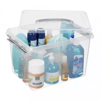 Laikymo dėžė Sunware 78800609 stačiakampė permatoma plastikinė 22 l