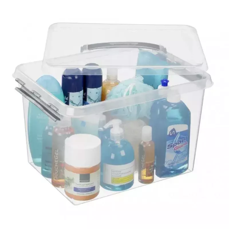 Laikymo dėžė Sunware 78800609 stačiakampė permatoma plastikinė 22 l