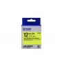 Epson LK-4YBF fluorescencinė etikečių kasetė juoda/geltona 12mm (9m)