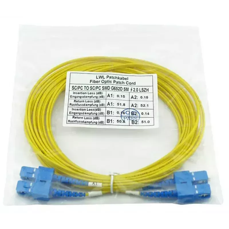 BlueOptics SFP3232BU15MK 15 m SC–SC dupleksinis šviesolaidinis kabelis InfiniBand