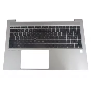 Dangtelis + klaviatūra HP M21677-051 prancūziška su apšvietimu, skirta EliteBook 855 G7