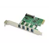 Conceptronic EMRICK02G vidinė PCIe kortelė su keturiais USB 3.2 Gen 1 prievadais
