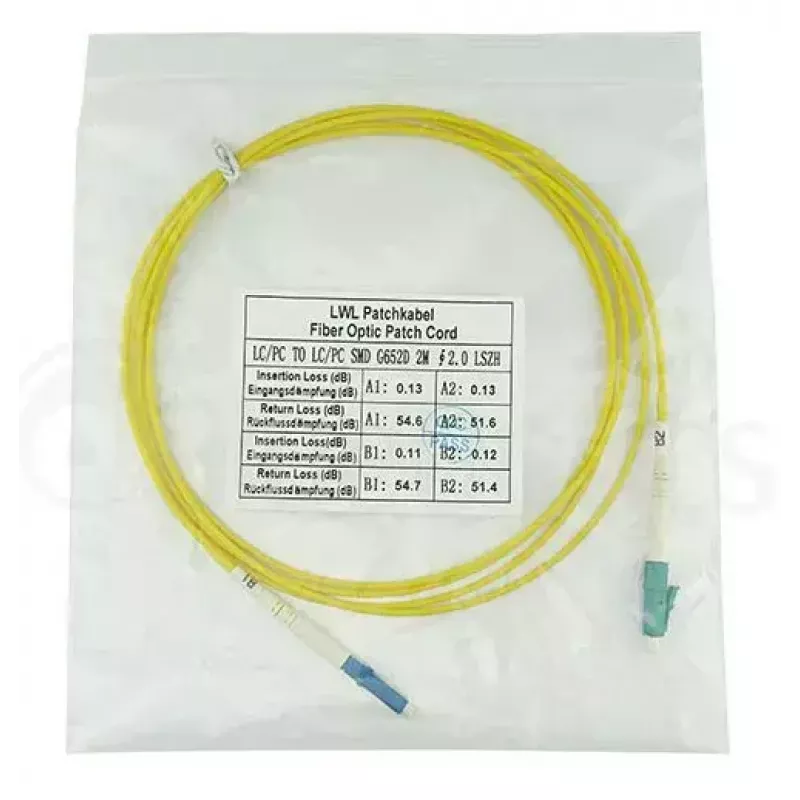 BlueOptics SFP2121BU3MS InfiniBand šviesolaidinis kabelis 3 m LC geltonas