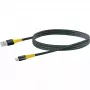 USB laidas Schwaiger WKUM10 511 1,2 m USB A Micro-USB B juodai geltonas