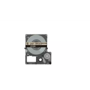 Epson LK-6JBJ etikečių juosta, smėlio/juoda, 2,4 cm matinė