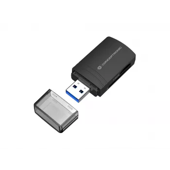 Conceptronic BIAN06B SD/TF/MicroSD 4.0 kortelių skaitytuvas, UHS-II, USB 3.0, 5 Gbps