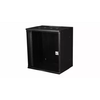 Equip Eco Mount sieninis 19 inch spintos korpusas, 12U, 540x400 mm, RAL 9005 juoda