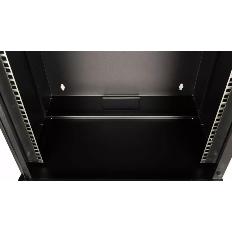 Equip Eco Mount sieninis 19 inch spintos korpusas, 12U, 540x400 mm, RAL 9005 juoda