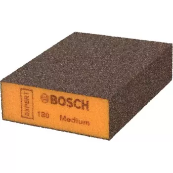 Šlifavimo kempinė Bosch 2 608 901 169 vidutinio grūdėtumo, ruda-oranžinė, 69 mm x 98 mm