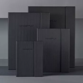Užrašų knyga Sigel CONCEPTUM 194 lapų juoda