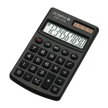 Skaičiuotuvas pagrindinis Olympia LCD 1110 Kišeninis Juodas