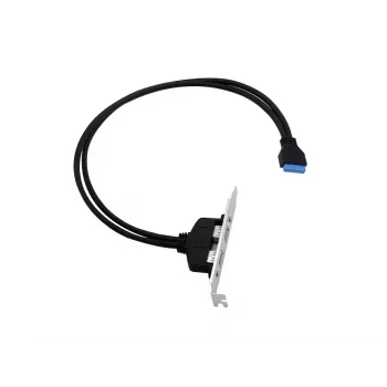 Conceptronic EMRICK11B 19 kontaktų moteriškas į USB-A Dual moteriškas USB 3.0 adapteris