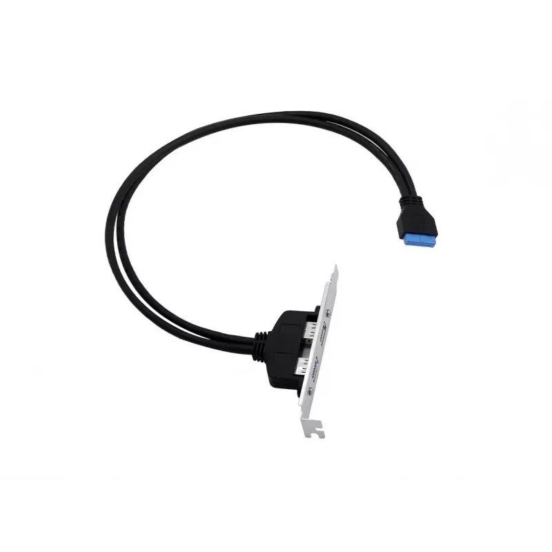 Conceptronic EMRICK11B 19 kontaktų moteriškas į USB-A Dual moteriškas USB 3.0 adapteris