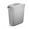 Durable 1800503050 stačiakampė plastikinė šiukšliadėžė pilka 590×282×600 mm