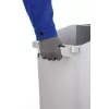 Durable 1800503050 stačiakampė plastikinė šiukšliadėžė pilka 590×282×600 mm