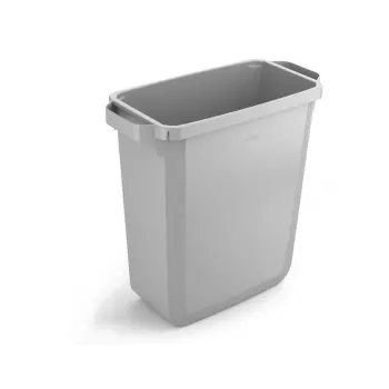 Durable 1800503050 stačiakampė plastikinė šiukšliadėžė pilka 590×282×600 mm
