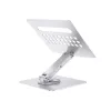 Conceptronic DONN27G, stovas nešiojamam kompiuteriui, sidabrinis, aliuminis, 360°, USB 3.2 Gen 1 (3.1 Gen 1) Type-C, 5000 Mbit/s