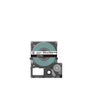 Epson LK-6TBJ juoda permatoma termoperkėlimo etikečių juosta 2,4 cm